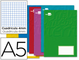 Caderno Escolar 32 Folhas Din A5 Quadricula 4 mm