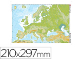 Mapa Mudo Color Europa -fisico