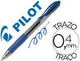 Esferográfica Pilot g-2 Azul Tinta Gel -retrátil -com Grip