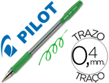 Esferográfica Pilot Bps-gp Verde -com Grip-tinta Base de óleo -com Tampa