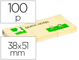 Bloco de Notas Adesivas Q-connect Amarelo 40 X 50 mm