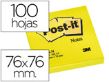 Bloco de Notas Adesivas Post-it Amarelo 76 X 76 mm