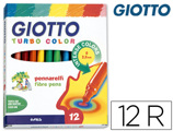 Marcador Turbo Color Giotto 12 Unidades