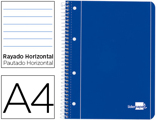 Caderno Espiral Capa Azul 80 F Din A4 Pautado