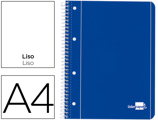 Caderno Espiral Capa Azul 80 F Din A4 Liso