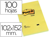 Bloco de Notas Adesivas Post-it Grandes Quad 102x152mm