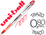 Caneta Uni-ball Roller ub-200 Vision Vermelho 0,8 mm