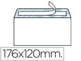 Envelopecomercial Normalizado Branco 120x176 mm Tira de Silicone Pack de 500 Unidades
