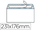 Envelope Quarto Branco 176x231 mm Tira de Silicone Pack de 500 Unidades