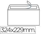 Envelope C4 Branco 229x324 mm Tira de Silicone Pack de 250 Unidades
