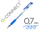 Esferográfica Q-connect Tinta Gel Azul 0,7 mm