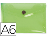 Bolsa Porta Documentos com Mola Din A6 Verde