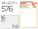Etiquetas Adesivas 10 + 2 Folhas 9x16 mm 576 Etiquetas