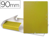 Capa Elásticos para Projetos Lombada 9 cm Amarela