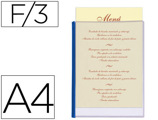 Porta-menus Formato Din A4 com 3 Pag