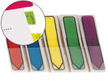 Bandas Separadoras Post-it Index , Flechas Azul Amarelo, Verde, Vermelho