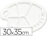 Paleta de Plástico Lidercolor com 17 Compartimentos 3x35cm