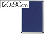 Vitrina de Anuncios Q-connect Mural Grande Feltro Azul 120 X 90 cm