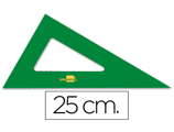 Esquadro 25 cm Plástico Verde