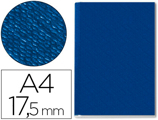 Capa de Encadernação Channel Rigida Azul Lombada 17,5 mm Capacidade 175 Folhas