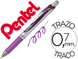 Caneta Pentel bl77 0,7 mm Energel Rectractil Violeta