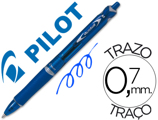 Esferográfica Pilot Acroball Azul Tinta óleo Ponta de Esfera de 1,0mm Retrátil