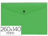 Bolsa Porta Documentos com Fecho de Mola Formato 26x14 cm Cor Verde