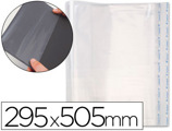 Bolsas Protetoras para Encadernação Adesivas em Polipropileno Cor Transparente Medidas 290x505mm