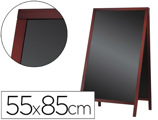 Quadro Preto Liderpapel Cavalete Dupla Face de Madeira com Superficie para Marcadores 55x85 cm