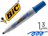 Marcador Bic Velleda para Quadro Branco Cor Azul Ponta Redonda 1,3 mm