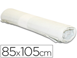 Saco de Lixo Industrial Branco 85x105cm Galga 110 Rolo de 10 Unidades