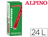 Lápis Alpino Carpinteiro Caixa de 24 Unidades