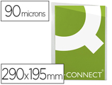 Sacas Catálogo Q-connect Corte Obliquo Transparente Din A4 sem Furos Pvc 100 Microns Caixa de 100 Unidades