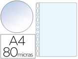 Bolsa Catálogo Esselte Din A4 Polipropileno 80 Microns 11 Furos Cristal Caixa de 100 Unidades