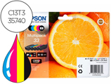 Tinteiro Epson Expression Premium t3357 33xl xp-530 / xp-630 / xp-640 / xp-830 / xp-900 Multipack 5 Cores