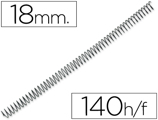 Espiral Q-connect Metálica 56 4:1 18mm 1,2mm Caixa de 100 Unidades