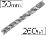 Espiral Q-connect Metálica 64 5:1 30mm 1,2mm Caixa de 50 Unidades