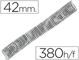 Espiral Q-connect Metálica 64 5:1 42mm 1,2mm Caixa de 25 Unidades