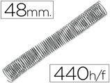 Espiral Q-connect Metálica 64 5:1 48mm 1,2mm Caixa de 25 Unidades