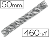 Espiral Q-connect Metálica 64 5:1 50mm 1,2mm Caixa de 25 Unidades
