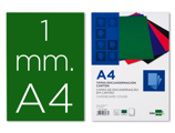 Capa de Encadernação Cartão Din A4 1 mm Verde Pack de 50 Unidades