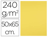 Cartolina 50x65 cm 240 gr Amarelo Limon Pack de 25 Unidades