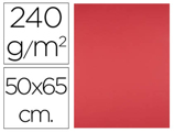Cartolina 50x65 cm 240 gr Vermelho Pack de 25 Unidades