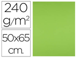 Cartolina 50x65 cm 240 gr Verde Erva Pack de 25 Unidades