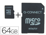 Cartão de Memoria Sd Micro Q-connect Flash 64 GB Classe 10 com Adaptador