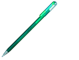 Caneta Roller Pentel k110 Dual Metallic Cor Verde e Azul Metálico
