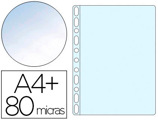 Bolsa Catálogo Q-connect Folio 80 Microns Cristal Bolsa de 10 Unidades