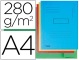 Classificador Exacompta Cartolina Reciclada Din A4 Cores sortidas280gr Con 2 Abas Interior