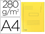 Classificador Exacompta Cartolina Reciclada Din A4 Amarelo 280gr com 2 Abas Interior