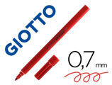 Marcador Tratto Office Fine Ponta de Fibra Traco 0,7 mm Vermelho
